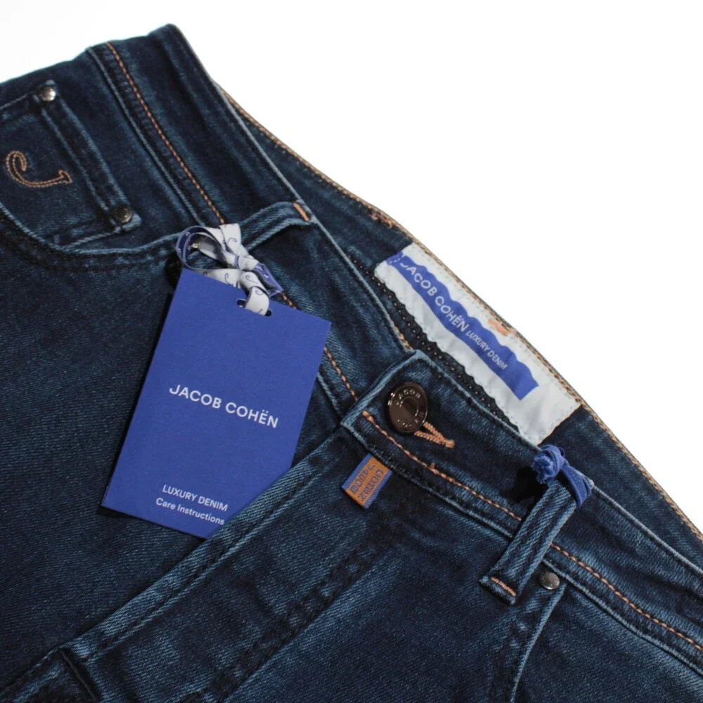 Jacob Cohen NWT Five Pocket Denim Jeans Size 32 US Bard in Blue Cotton Blend